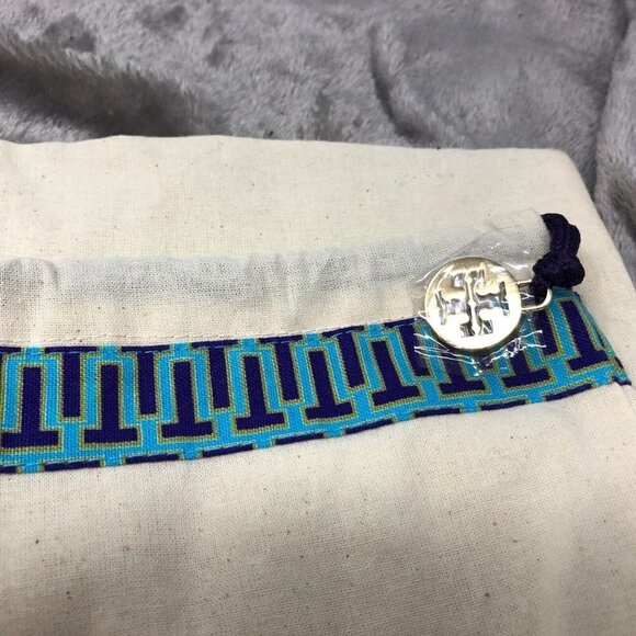 Tory Burch Retired Dark Brown Patent Leather Croc Embossed Gold Hardware Bag - Picture 10 of 12